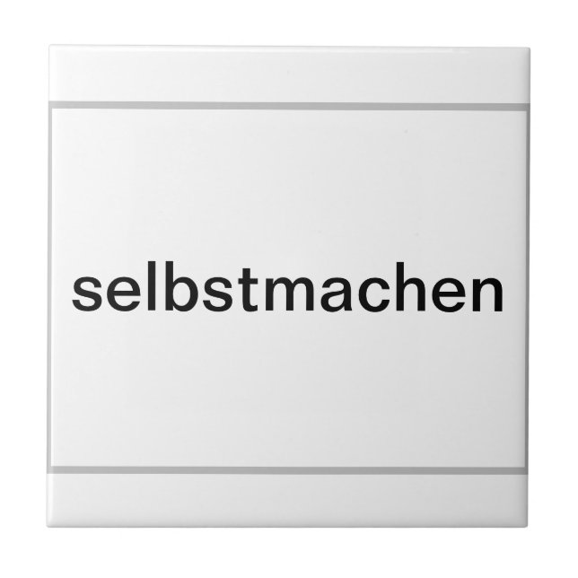 Keramikfliese selber gestalten (Vorderseite)