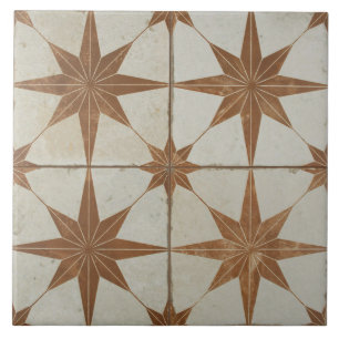 Keramikfliese - Sternenexplosion Beige