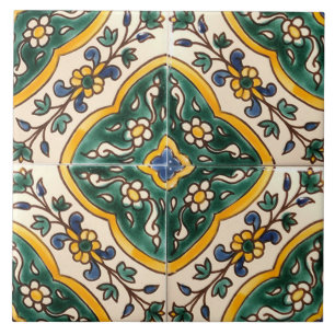 Keramikfliese - Vintage portugiesischer Stil