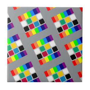 Keramikfliesen Bunte Farben Fliese