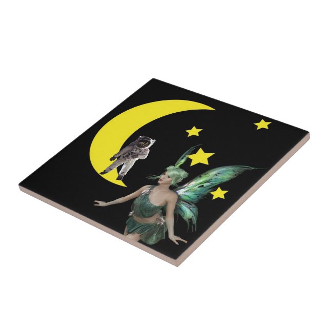 Keramikfliesen-Fee-Astronaut Fliese (Seite)