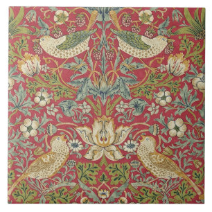 Keramikfliesen-Kamin William Morris Designs 015 Fliese