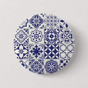 Keramikfliesenmuster Button