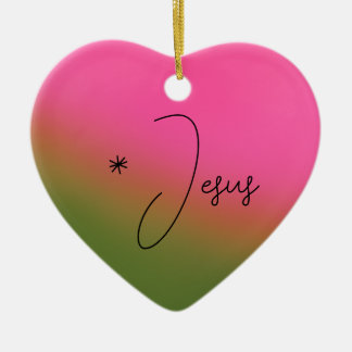 Keramikherz Baumschmuck Weihnachtsschmuck Jesu Geb