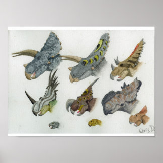 Keramikköpfe drucken poster