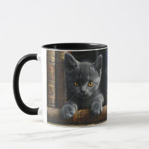Keramiktasse für Kaffee Chartreux-Kätzchen und B Tasse