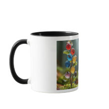 keramische Kirschen-Kaffeetasse