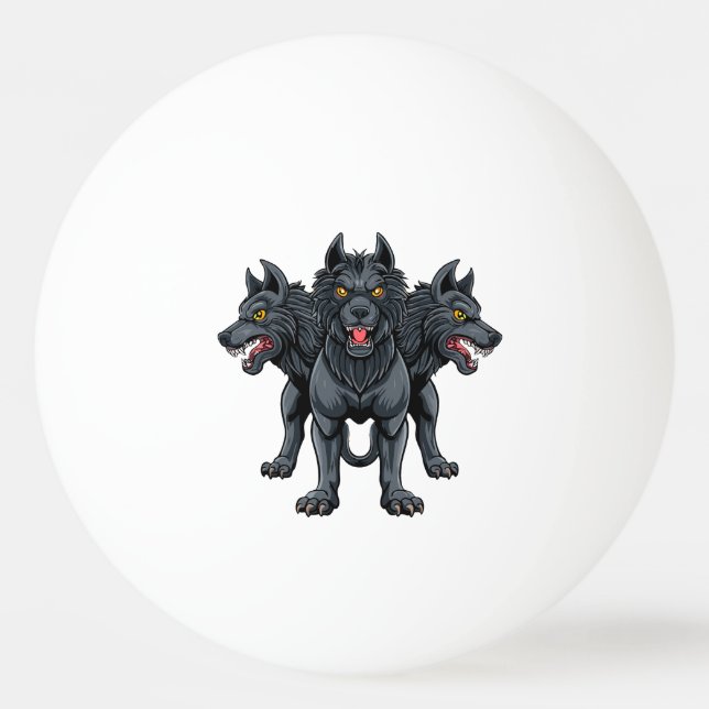 Kerberos Tischtennisball (Vorderseite)