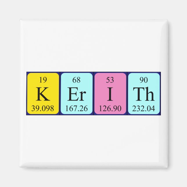 Kerith Periodenmagnet-Magnet Magnet (Vorne)