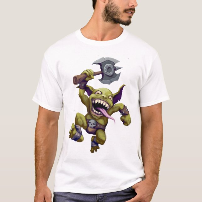 Kerker-Kobold (Licht) T-Shirt (Vorderseite)