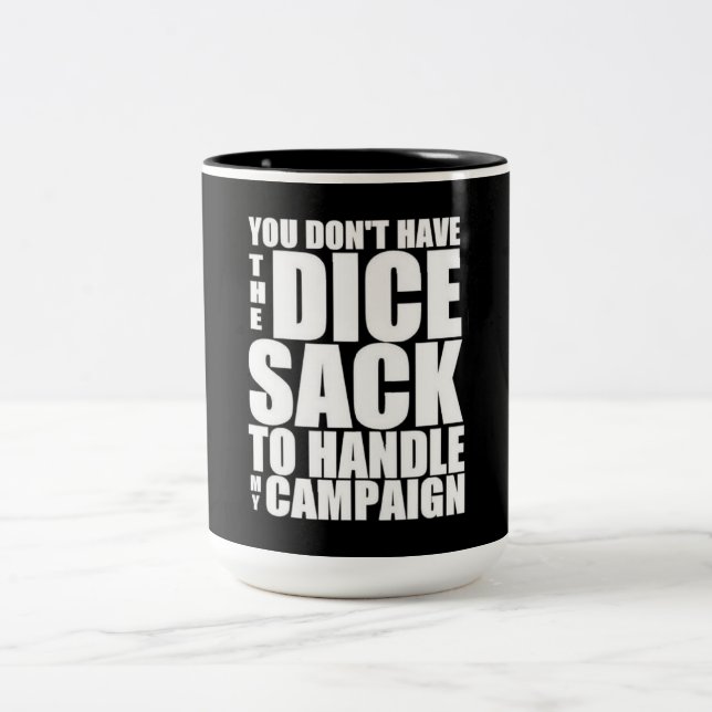Kerkervorlagenkampagne Zweifarbige Tasse (Mittel)