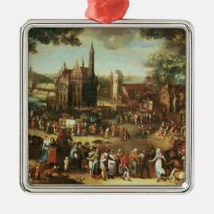 Kermesse bei Avdenarde Ornament Aus Metall