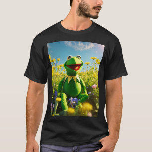 Kermit den Frosch, glücklich, leicht. T-Shirt