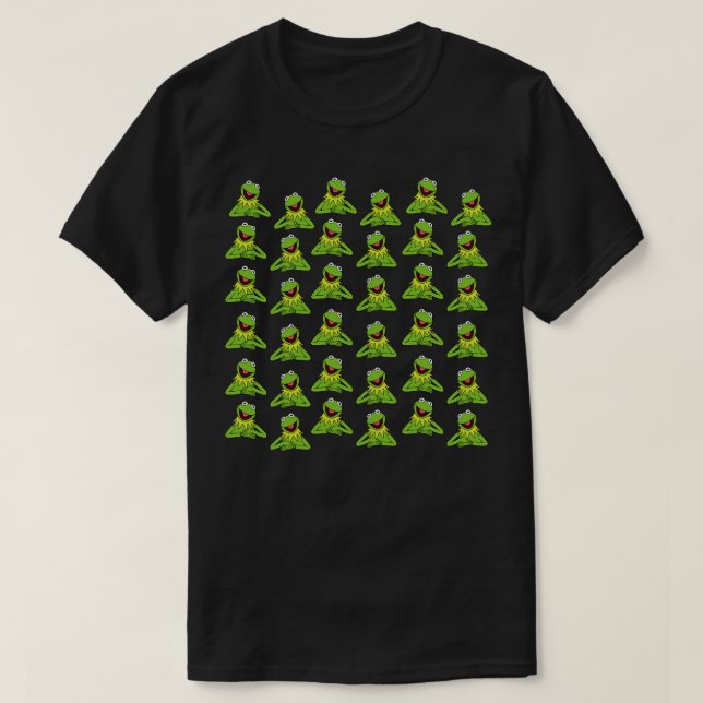 Kermit Der Frosch Muster 2 T-Shirt (Design vorne)