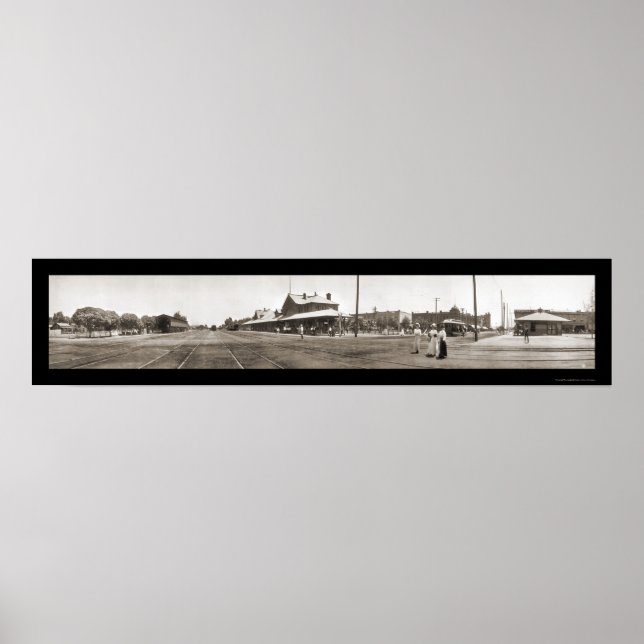 Kern CA Panorama Foto 1909 Poster (Vorne)