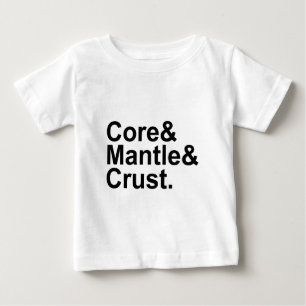 Kern Mantel Kruste   Innere Struktur der Erde Baby T-shirt