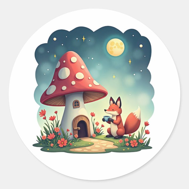 Kernästhetik Runder Aufkleber (Vorderseite)