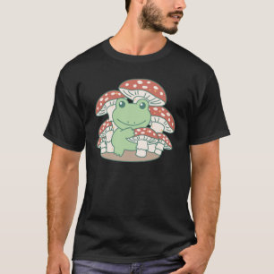 Kernästhetischer Frosch im Wald in T-Shirt