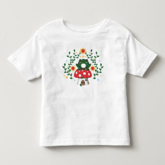Kernästhetischer Kawaii-Frosch Kleinkind T-shirt