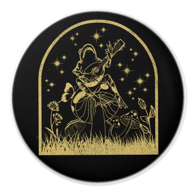 Kernästhetisches Design Keramikknauf (Vorderseite)