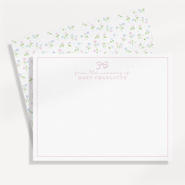 Kernausgabe-Wildblume-Kinderzimmer Einladung (Von Creator hochgeladen)