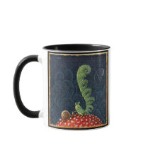 Kernausrichtung Tasse, involviert. Niedliche Kreat