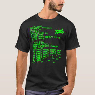 Kernel Panic! - grüner wesentlicher T - Shirt