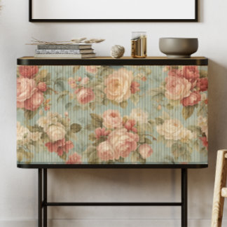 Kernelemente Vintage Rose Blumendekoupage Seidenpapier