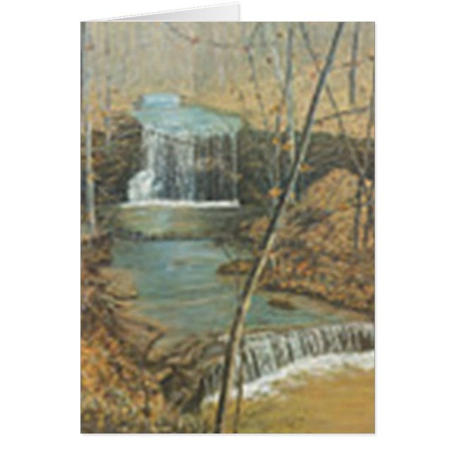 "KERNENS FALLS AUTUMN" GREETINGKARTE (Vorne)