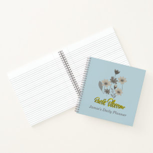 Kernfall-Blüten-Individuelle Name Notizbuch