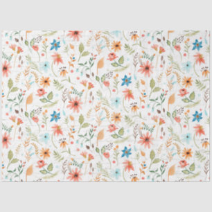 Kernflorale Wildblume Fall Leaf Folien Seidenpapier