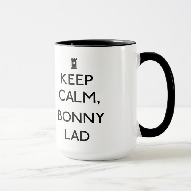 Kerngesunder junger Mann Tasse (Rechts)