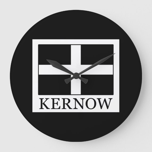 Kernow Große Wanduhr (Vorderseite)