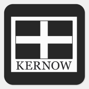Kernow Quadratischer Aufkleber