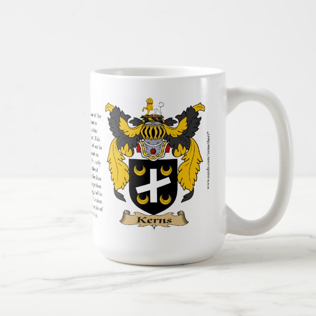 Kerns nennen, der Ursprung, die Bedeutung und das Kaffeetasse (Rechts)