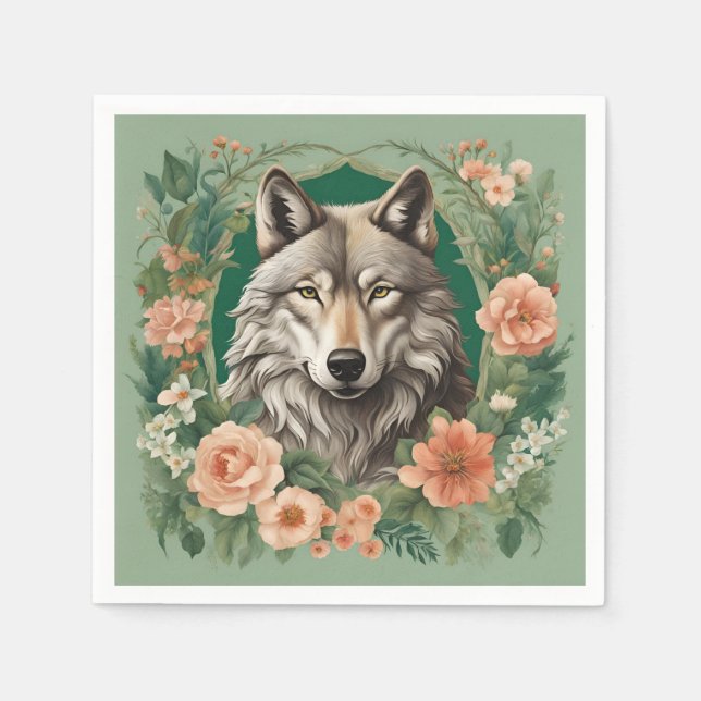 KernWolf Serviette (Vorderseite)