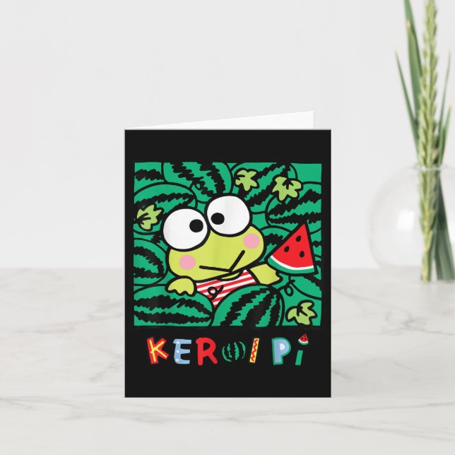 Keroppi Watermelon Sommerspass Karte (Vorderseite)