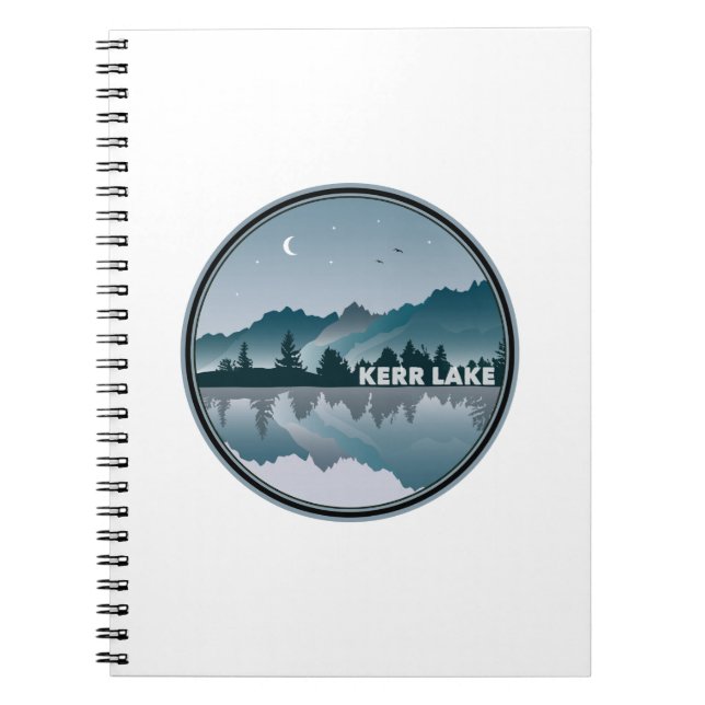Kerr Lake Virginia North Carolina Reflektion Notizblock (Vorderseite)