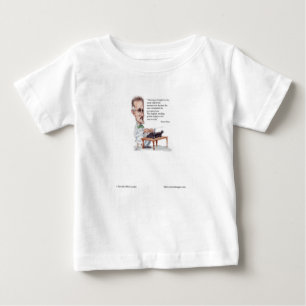 Kerr/London James Joyce & English Is Folter Quote Baby T-shirt