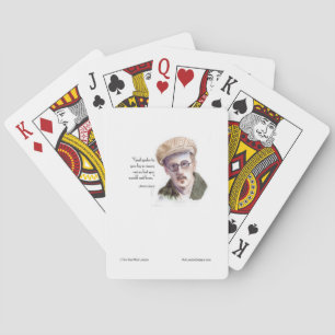 Kerr/London James Joyce & "God Spoke" Zitat Spielkarten