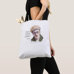 Kerr/London James Joyce & "God Spoke" Zitat Tasche