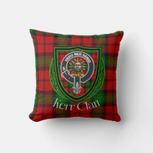 Kerr schottisches Clan-Tartan und Wappen