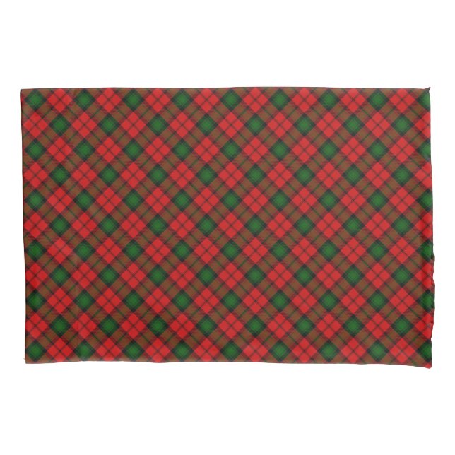 Kerr tartan rot kariert kissenbezug (Vorderseite)