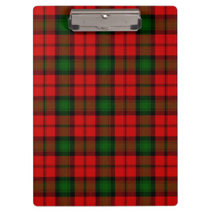 Kerr tartan rot kariert klemmbrett
