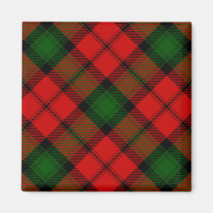 Kerr tartan rot kariert magnet