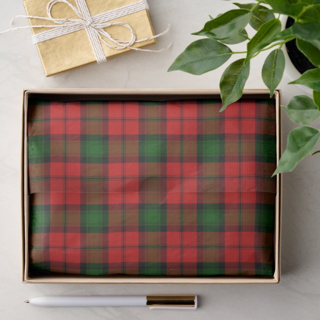 Kerr tartan rot kariert seidenpapier (Geschenk)