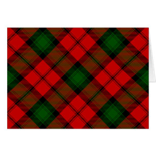 Kerr tartan rouge vert plaid