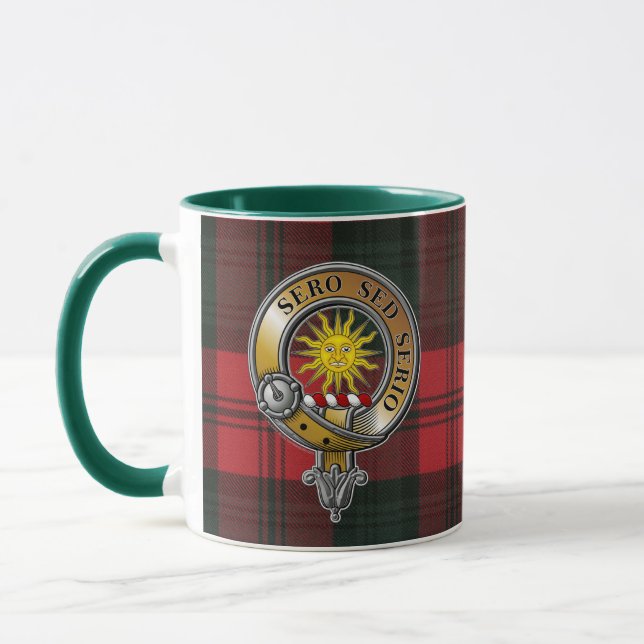 Kerr Tartan und Abzeichen Tasse (Links)