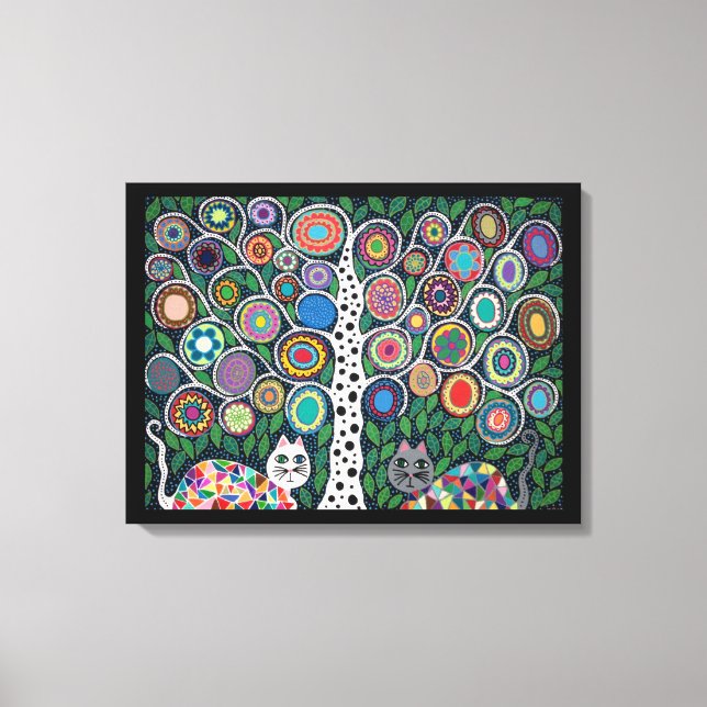 Kerri Ambrosino Kunst, Dichtung und Musik Leinwand (Vorderseite)