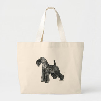 Kerry-Blau Terrier Jumbo Stoffbeutel